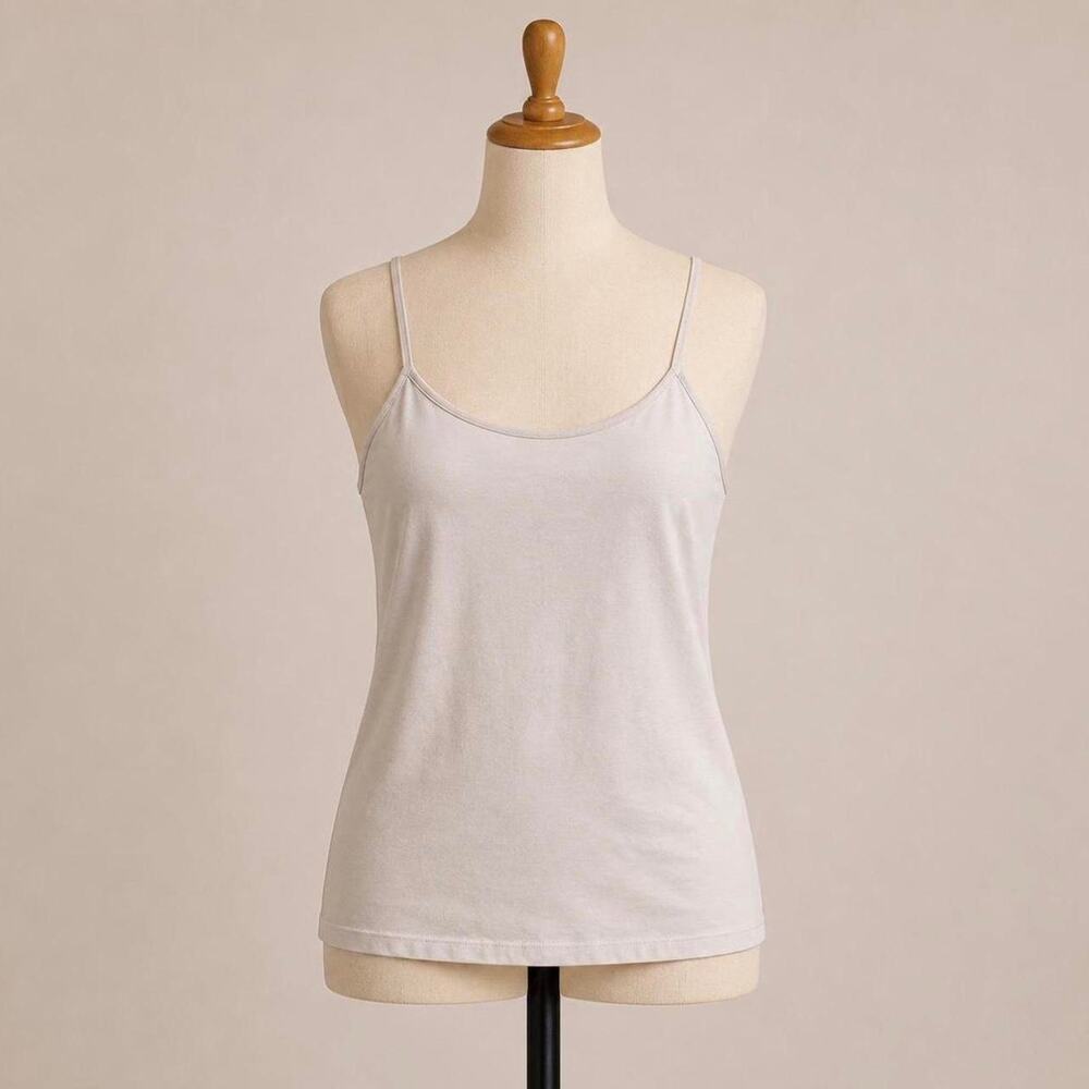 american eagle white essential camisole tank top size S